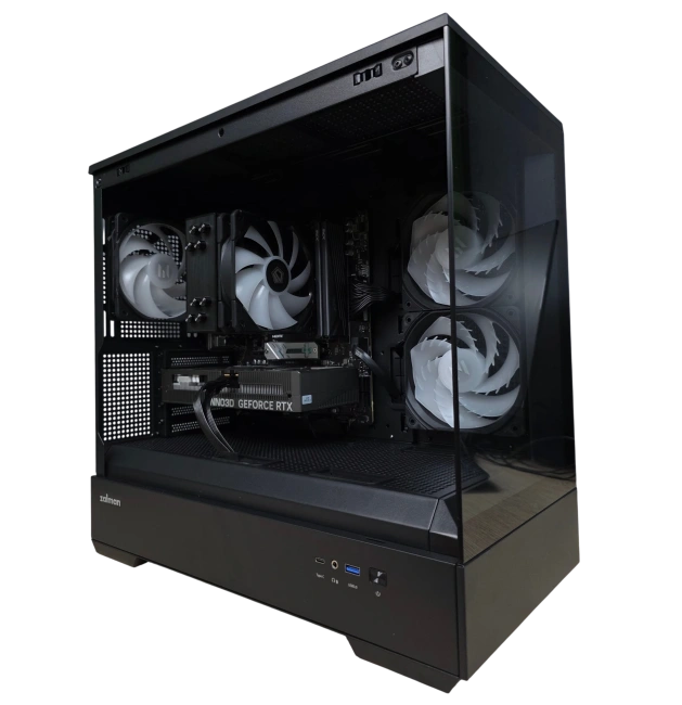 Игровой компьютер 989904 (Core i5-13400F 2.5 ГГц/Intel B760/32 ГБ DDR4 3.2 ГГц/1024 ГБ SSD/RTX 4060 8 ГБ/Wi-Fi/800W/Zalman P30 V2 TG ARGB Black TG Black) - купить по выгодной цене!